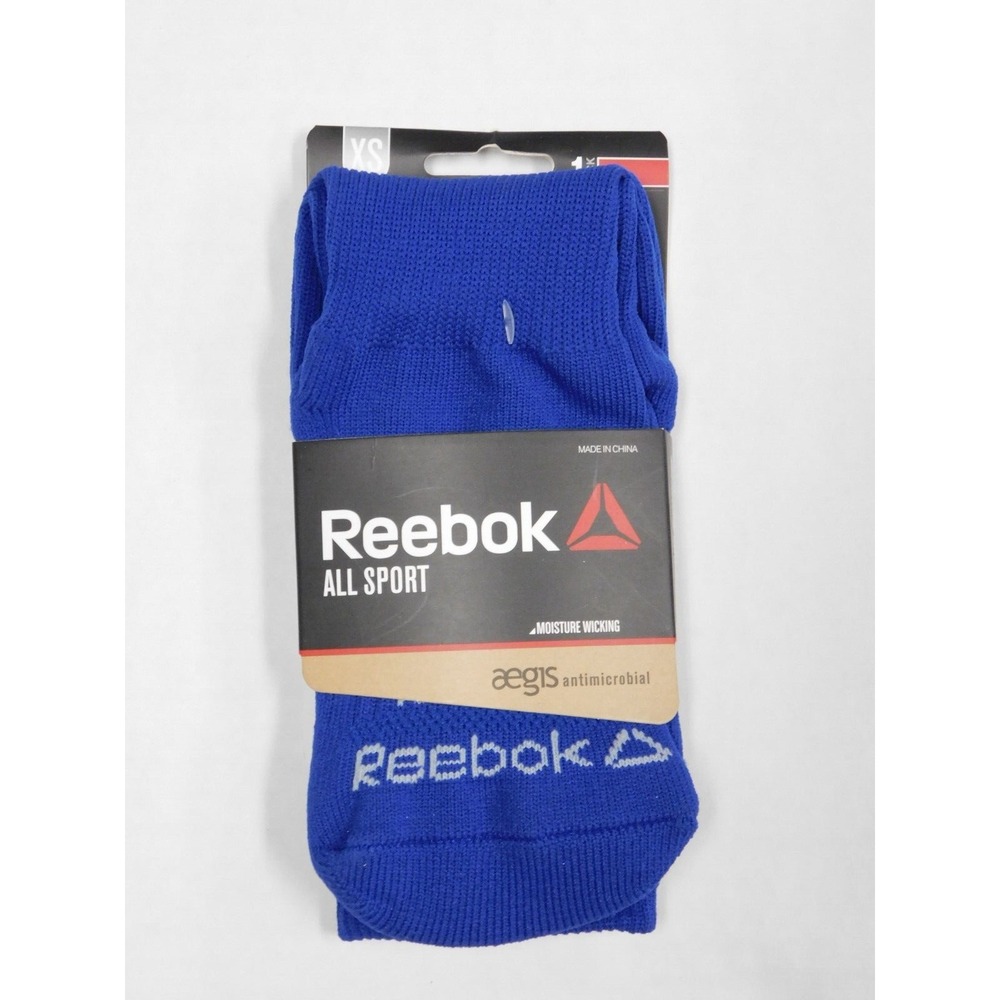 Reebok Youth Size  XS (9-1 ) Baseball Socks  1 pair Royal Blue‎